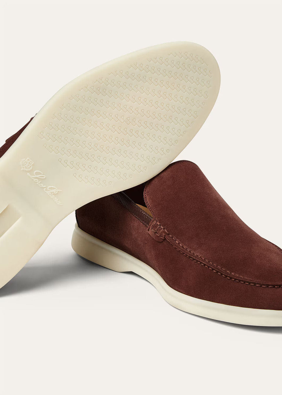 LoroPiana Summer Walk Loafer Amarone