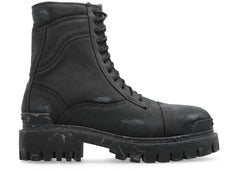 Balenciaga Combat Strike 20Mm Boot Black