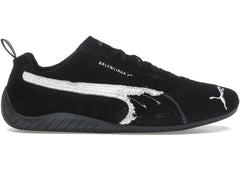 Balenciaga x Speedcat Suede Black White