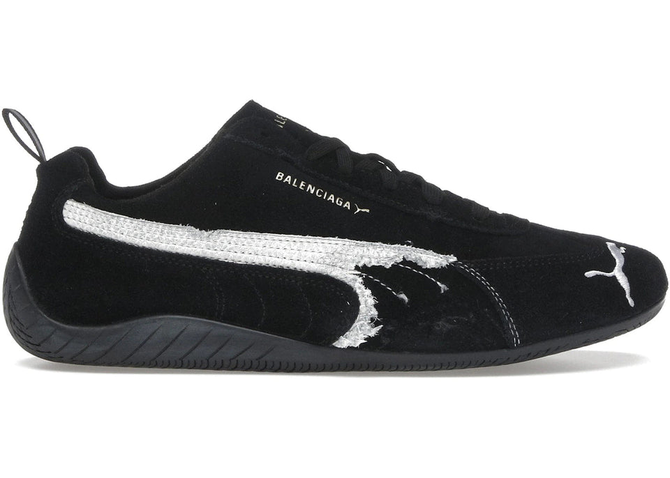 Balenciaga x Speedcat Suede Black White