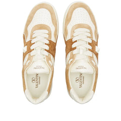 Valentino One Stud Desert Beige & Cigar