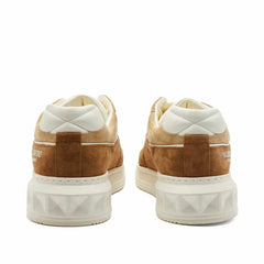 Valentino One Stud Desert Beige & Cigar