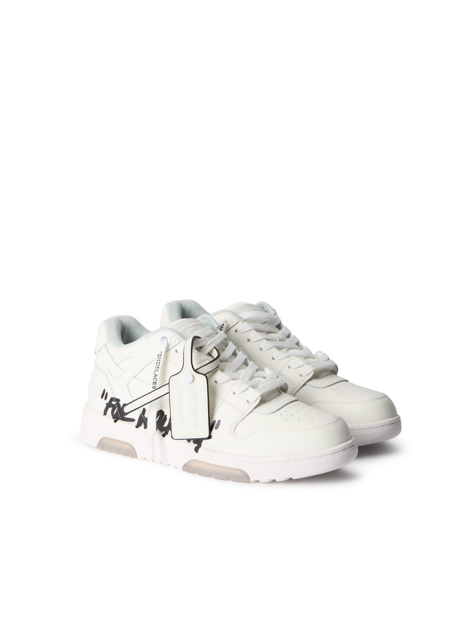 OFF-WHITE Out Of Office OOO Low Tops For Walking White