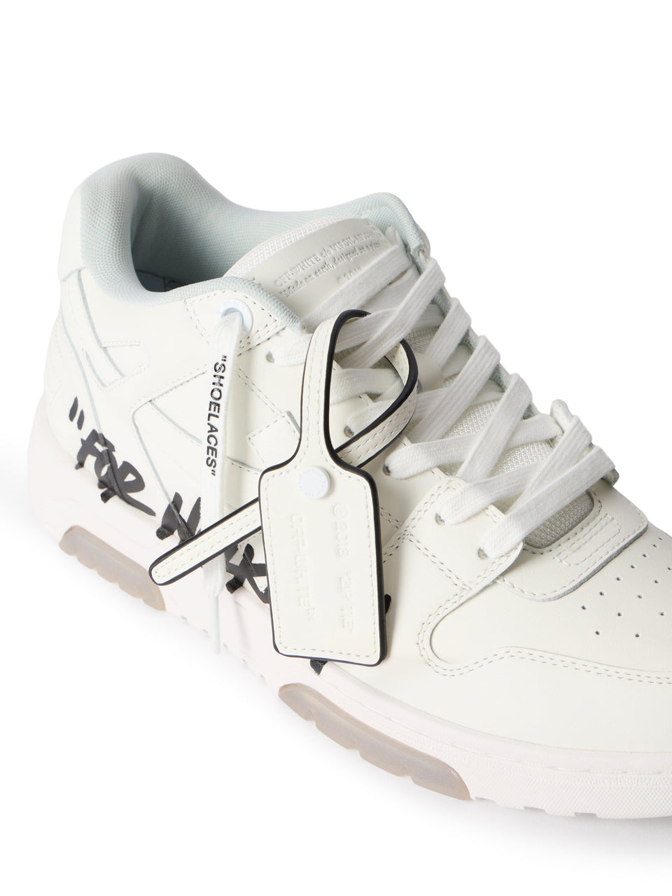 OFF-WHITE Out Of Office OOO Low Tops For Walking White