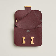 Hermes Constance Slim Wallet Gris Meyer