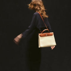 Hermes Herbag Zip 31 Hobnailed Bag Noir