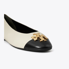Tory Burch Charlie Ballet LIGHT CREAM / PERFECT BLACK / GOLD
