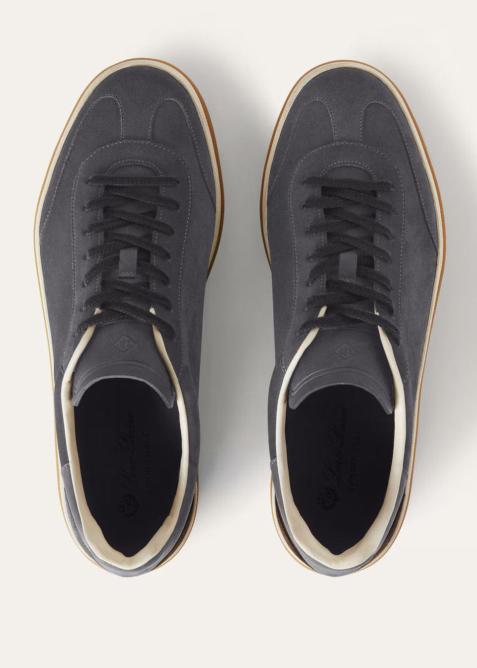 LoroPiana Tennis Walk Sneaker Warm Gray