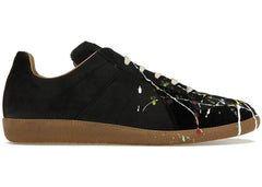 Maison Margiela Paint Replica German Army Trainer Gat Black