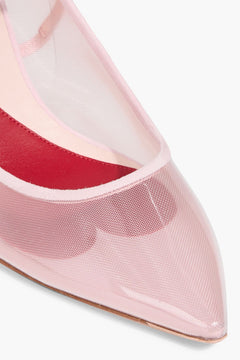 Roger Vivier Babies Virgule Leather-Trimmed Pvc Pumps Baby Pink Women's