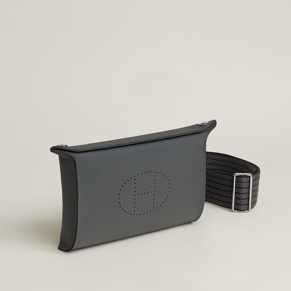 Hermes Herms Videpoches Bag Gris Misty