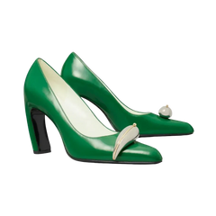 Tory Burch Pierced Pump Grass