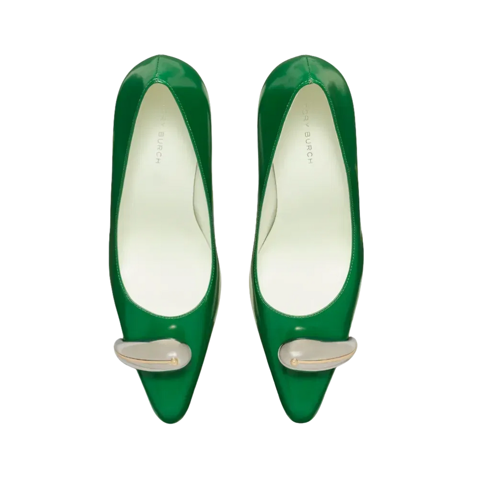 Tory Burch Pierced Pump Grass