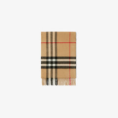 Check Cashmere Scarf