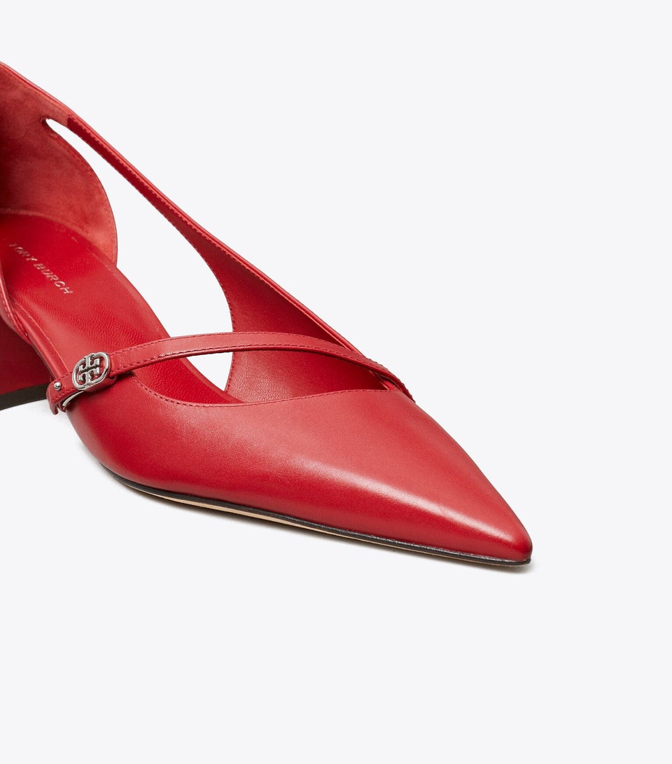 Double T Buckle D'Orsay Pump