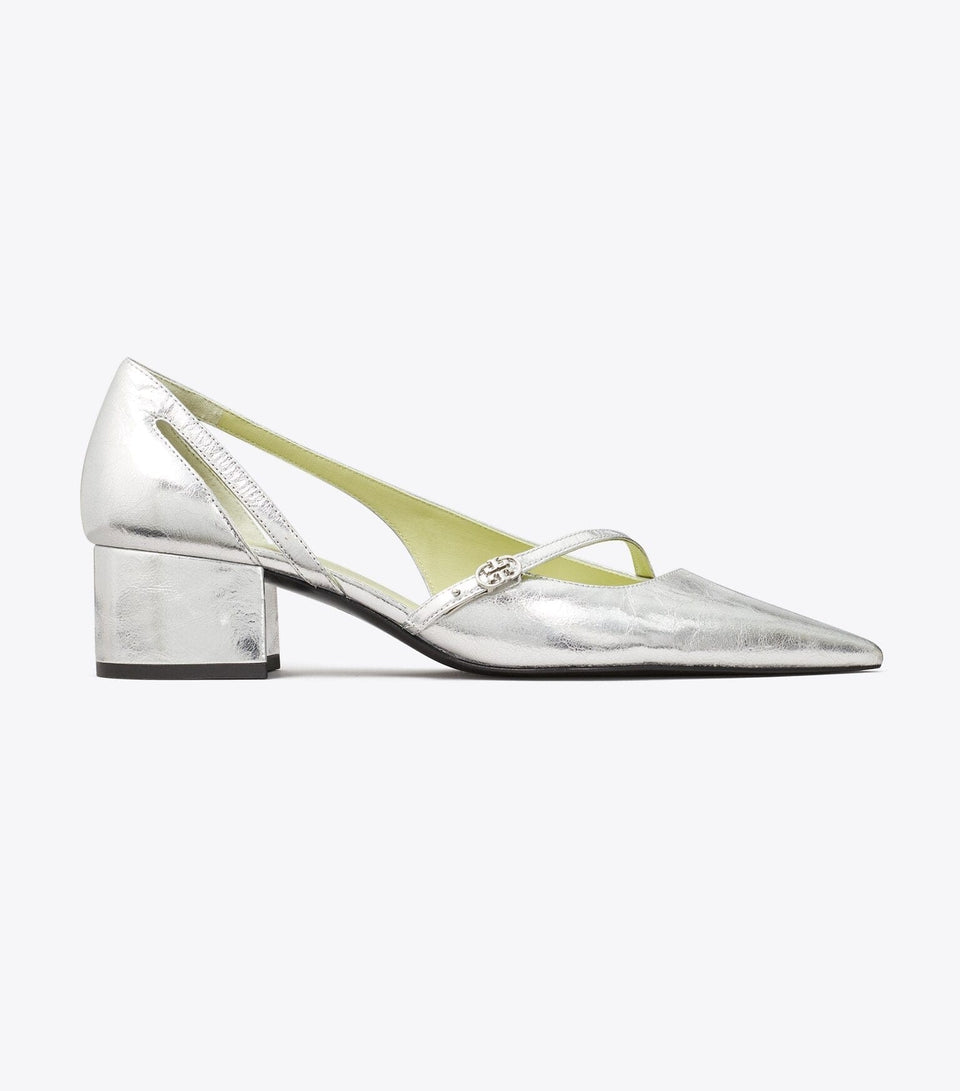 Double T Buckle D'Orsay Pump