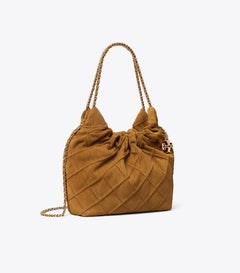 Mini Fleming Soft Suede Hobo Bag