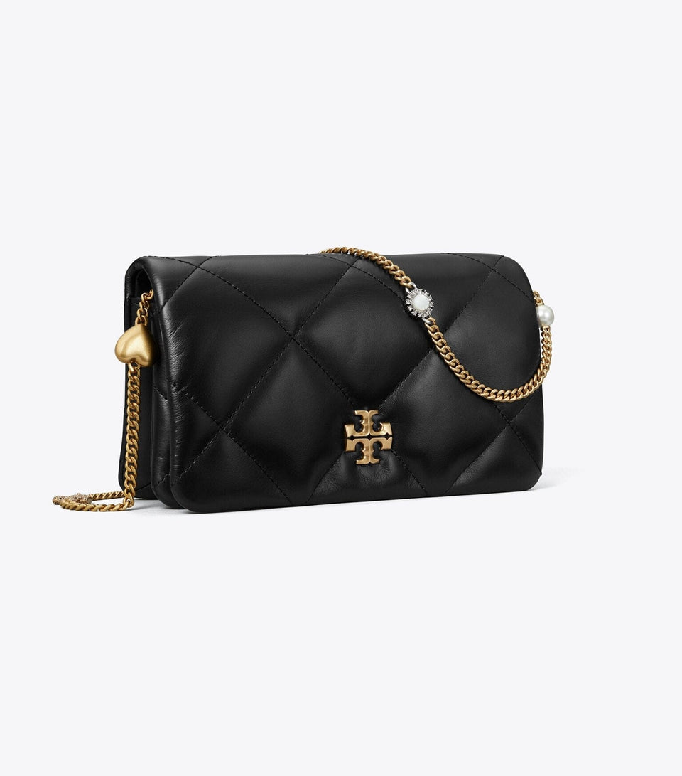 Kira Diamond Quilt Charm Crossbody