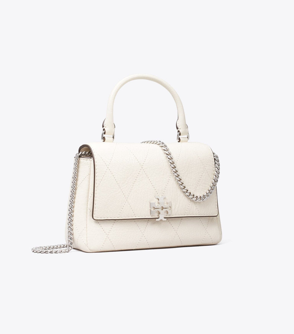 Mini Charlie Quilted Top-Handle Crossbody