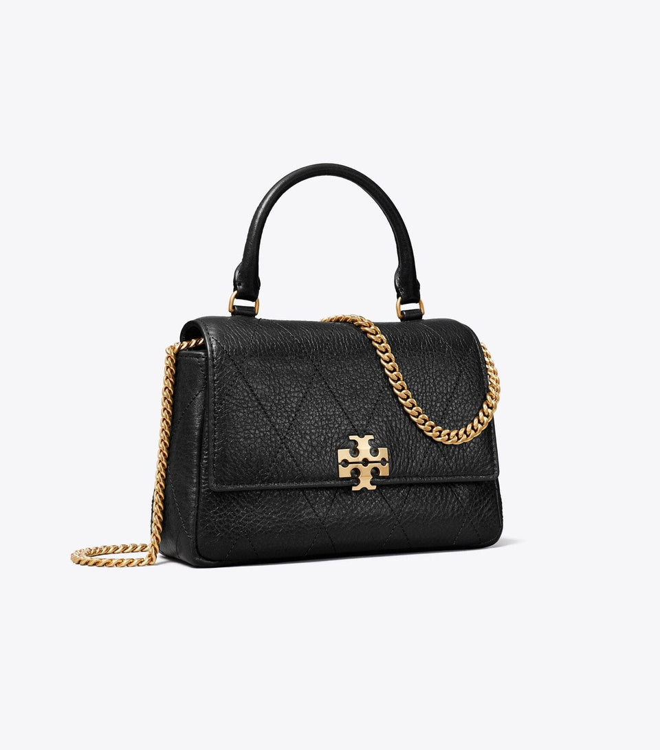 Mini Charlie Quilted Top-Handle Crossbody
