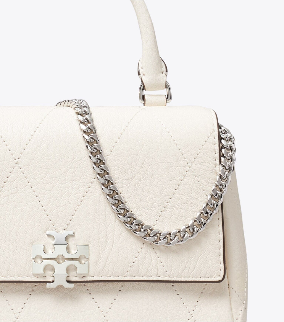Mini Charlie Quilted Top-Handle Crossbody