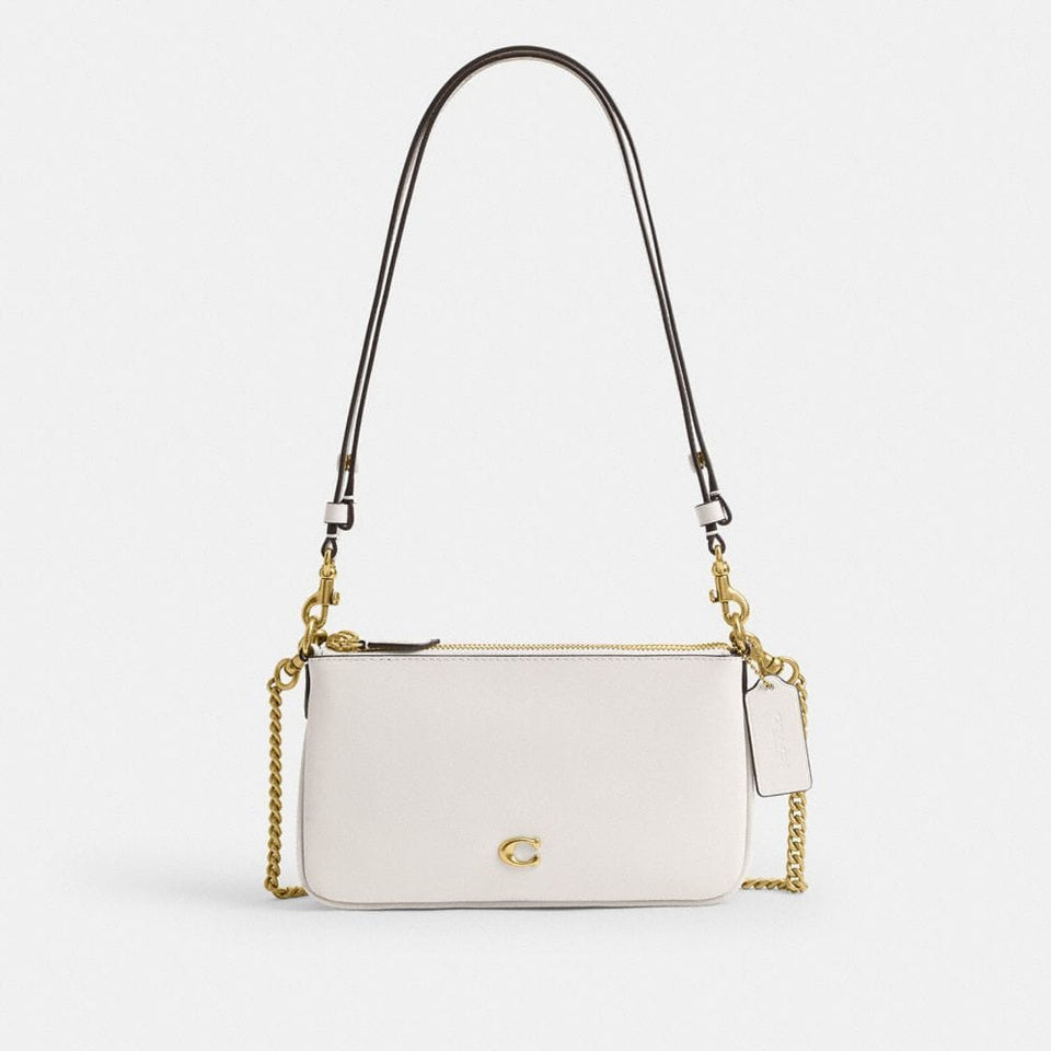 Coach Audrey Crossbody Bag Brass Chalk