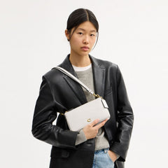 Coach Audrey Crossbody Bag Brass Chalk