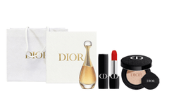Dior Intense Blue Gold Lipstick Lock In Cushion Realme Beloved Makeup Perfume Set Box Shopping Bag Eau De Parfum Edp