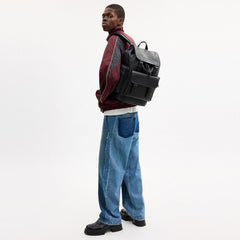 Coach Sprint Backpack Matte Black Black