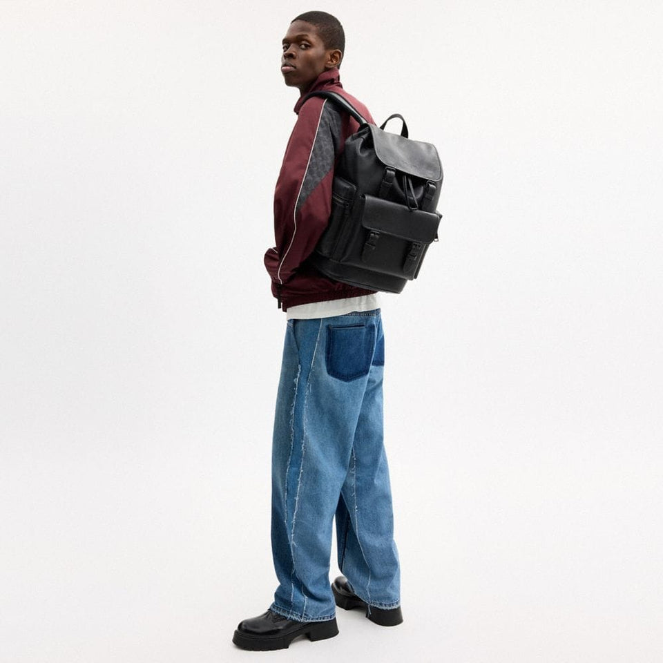 Coach Sprint Backpack Matte Black Black