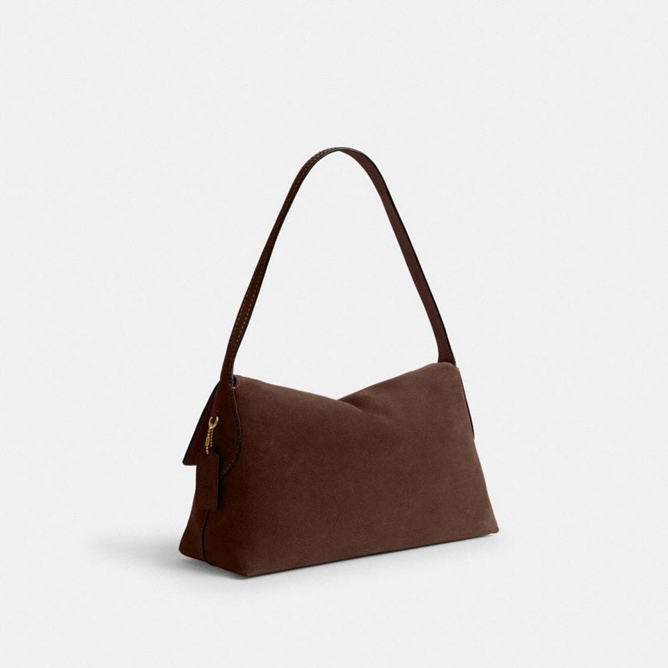 Coach Chelsea Shoulder Bag 36 Brass Dark Chocolate