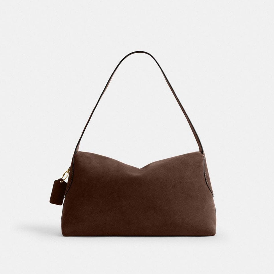 Coach Chelsea Shoulder Bag 36 Brass Dark Chocolate