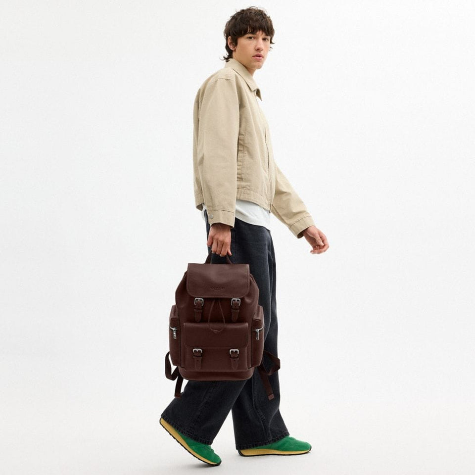 Coach Sprint Backpack Silver Maple