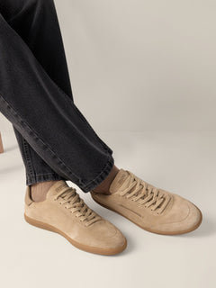 Zegna Beige 232 Suede Sneakers