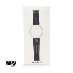 Swatch x Omega Bioceramic Moonswatch Dark Blue Green Straps