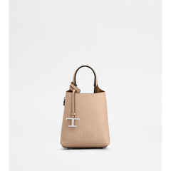 Tods Micro Bag In Leather Pink