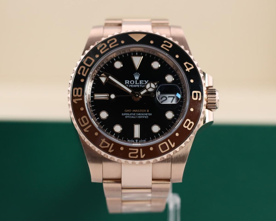 Rolex | GMT-Master II | 126715CHNR | Gold/Steel | 40 mm | Rose gold | Black | Automatic