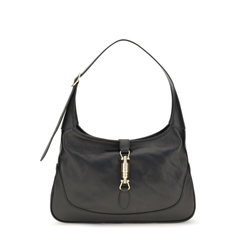Gucci Jackie 1961 Medium Calf Leather Shoulder Bag - Black