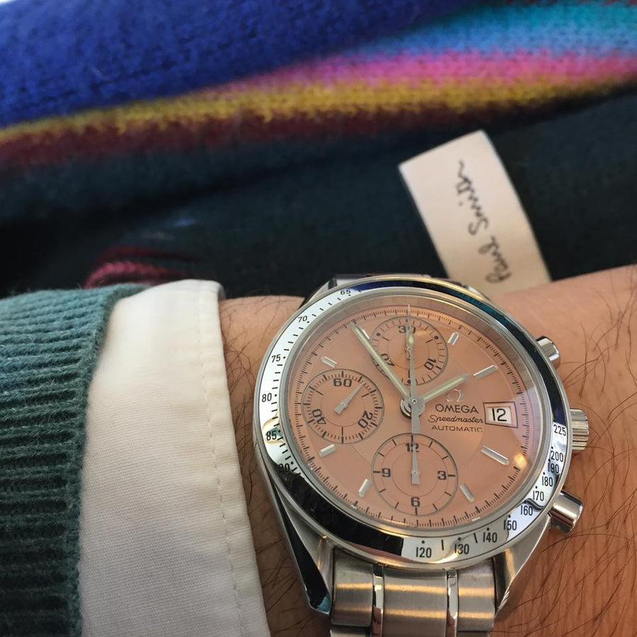Omega Speedmaster Japanese domestic market salmon dial