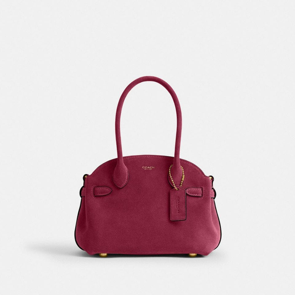 Coach Soft Empire Carryall Bag 21 Brass Dark Fuchsia