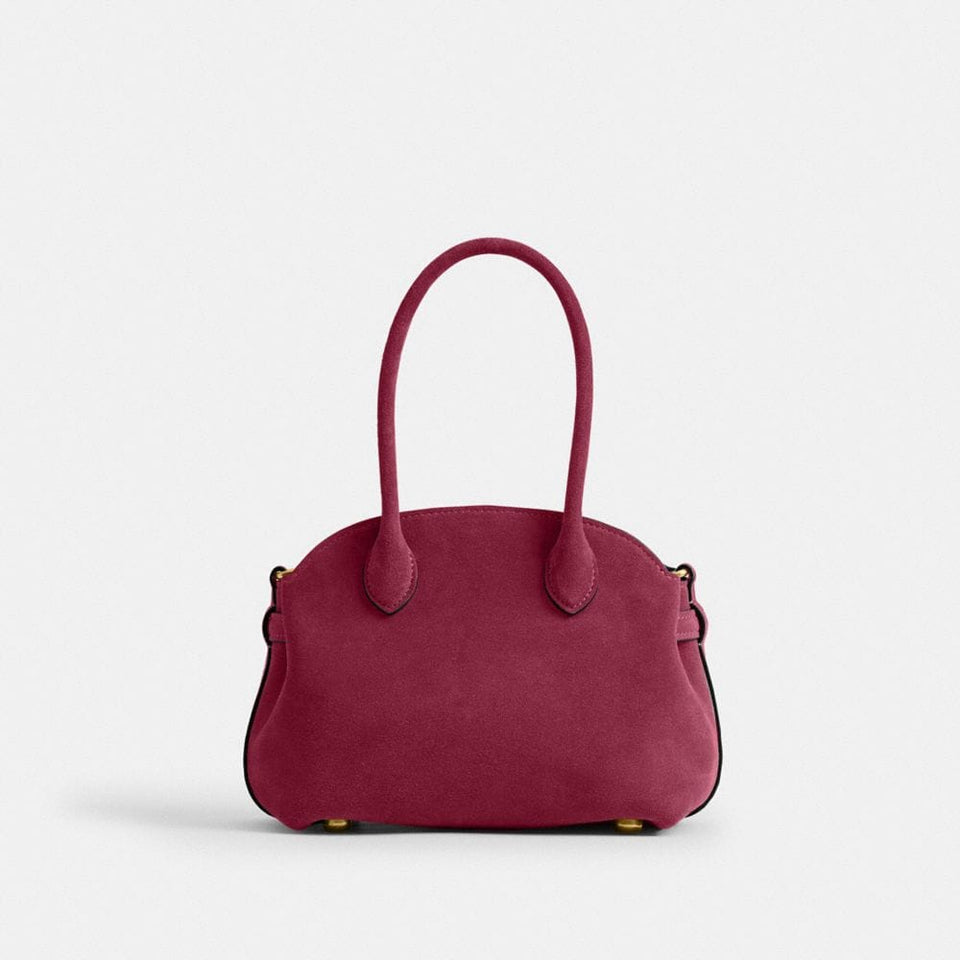 Coach Soft Empire Carryall Bag 21 Brass Dark Fuchsia