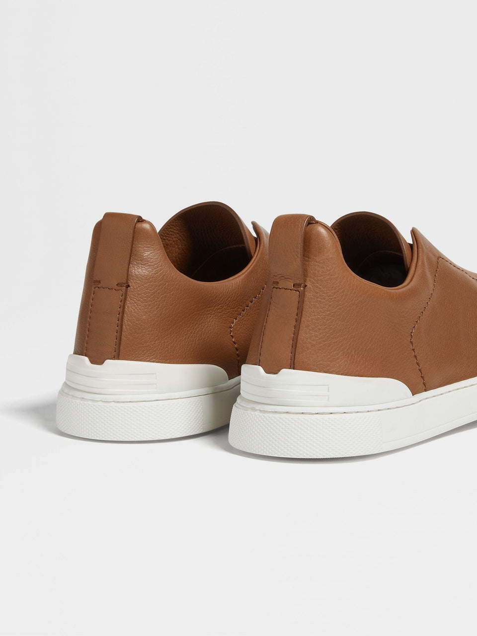 Zegna Dark Foliage Triple Stitch Secondskin Sneakers