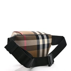 Burberry IP Check Sonny Bum Bag Taupe Brown