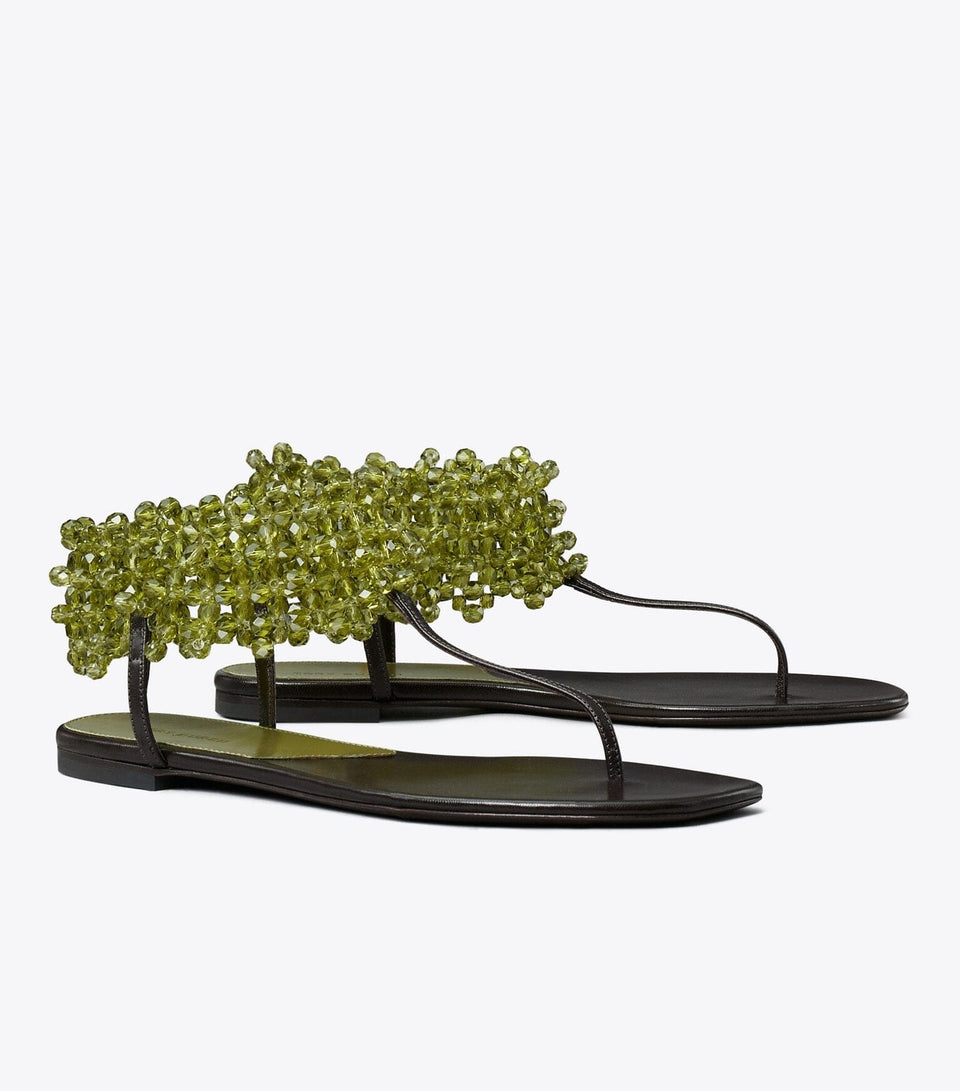 Beaded Flat Sandal