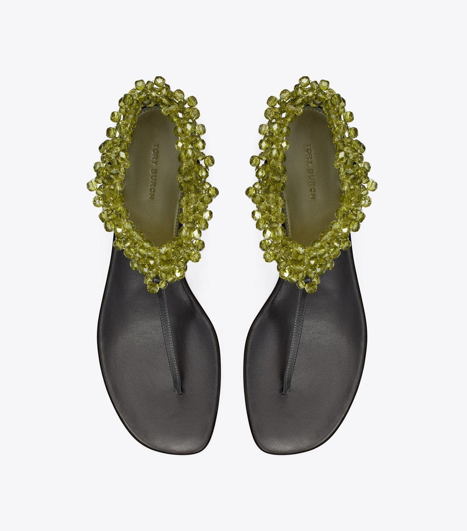Beaded Flat Sandal
