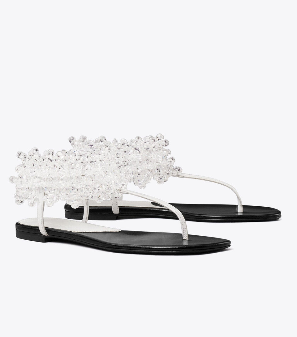 Beaded Flat Sandal