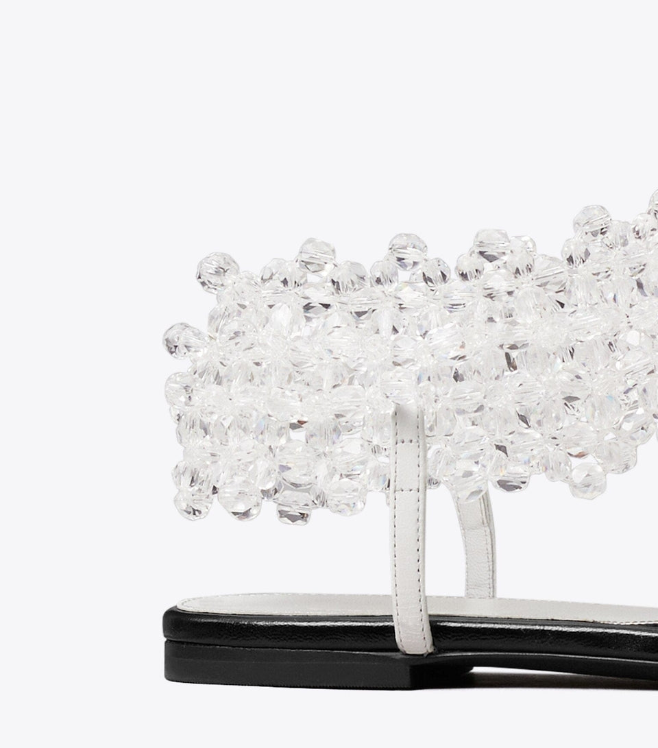 Beaded Flat Sandal