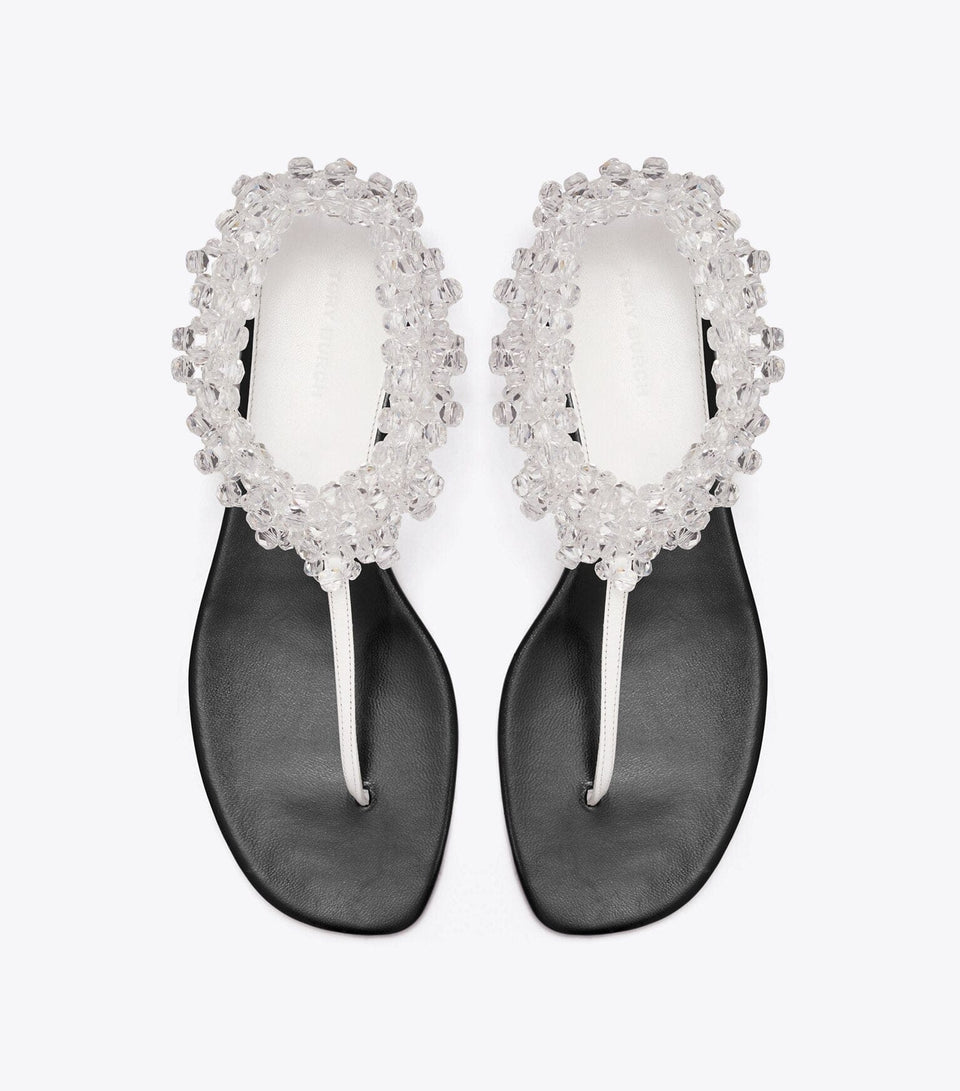Beaded Flat Sandal
