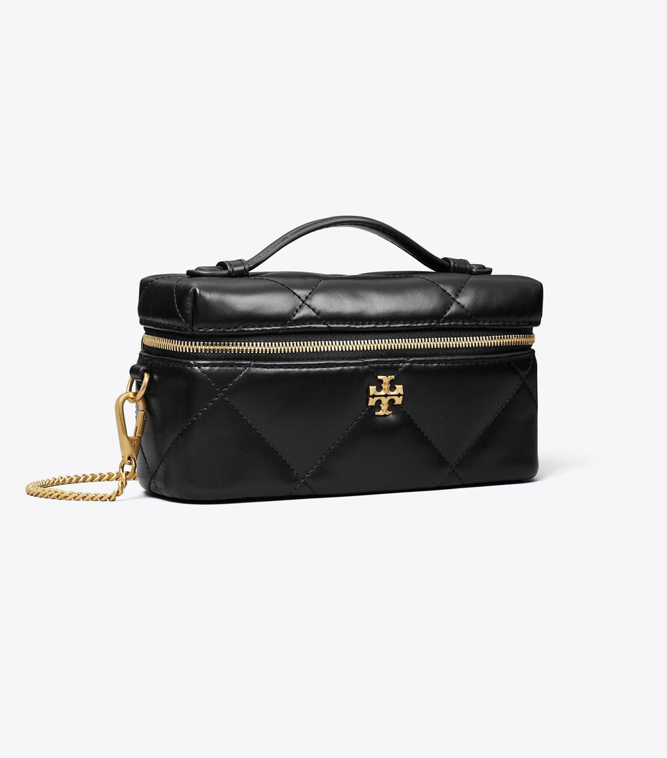 Kira Diamond Quilt East-West Vanity Case