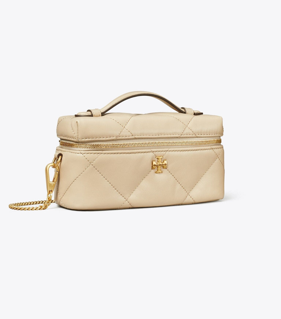Kira Diamond Quilt East-West Vanity Case